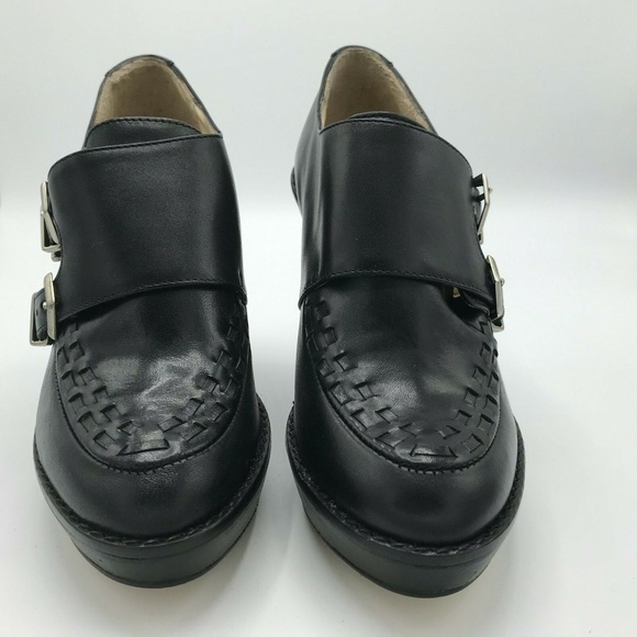 ZARA Woman Loafer Oxford Platform Wedge Blucher - Picture 5 of 10